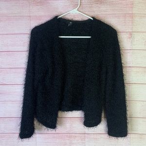 H&M Fuzzy Open Front‎ Cardigan Sizd XS
